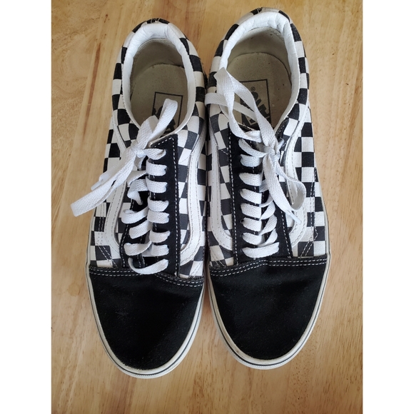 Vans Other - Vans Old Skool Black White Checkered Platf…